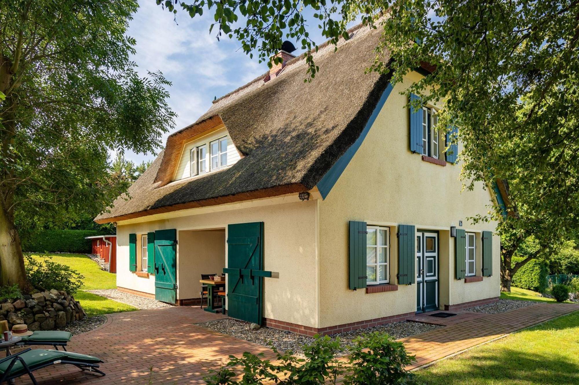 Ferienhaus Preetz 1A - Idylle Unter Reet Burtevitz Eksteriør billede