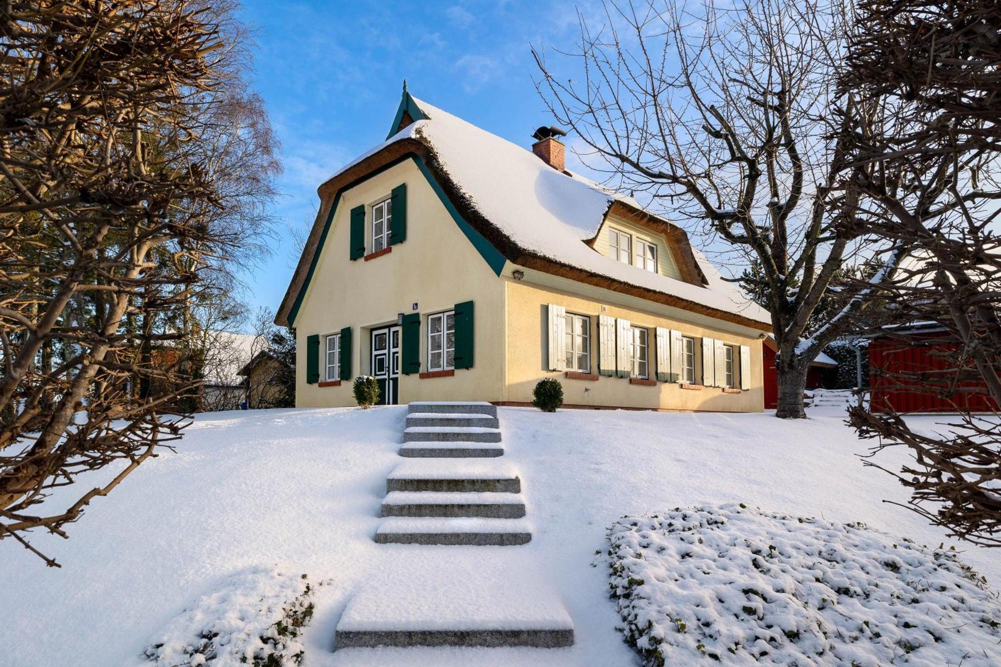 Ferienhaus Preetz 1A - Idylle Unter Reet Burtevitz Eksteriør billede